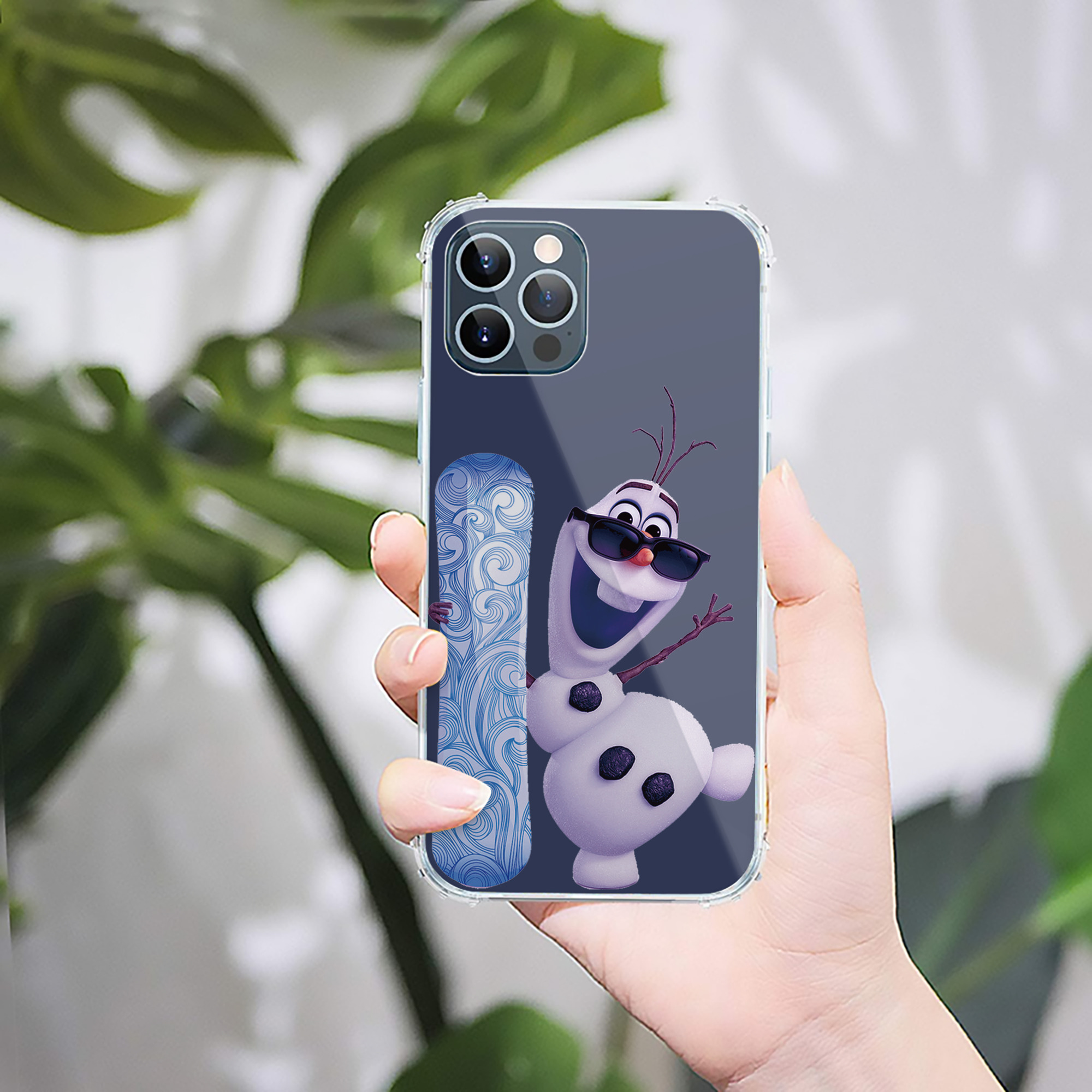 （画像用） アナと雪の女王 アンナ エルサ Frozen Anna Elsa 【iPhone 12シリーズ対応】透明スマホケース（クリアソフトケース）